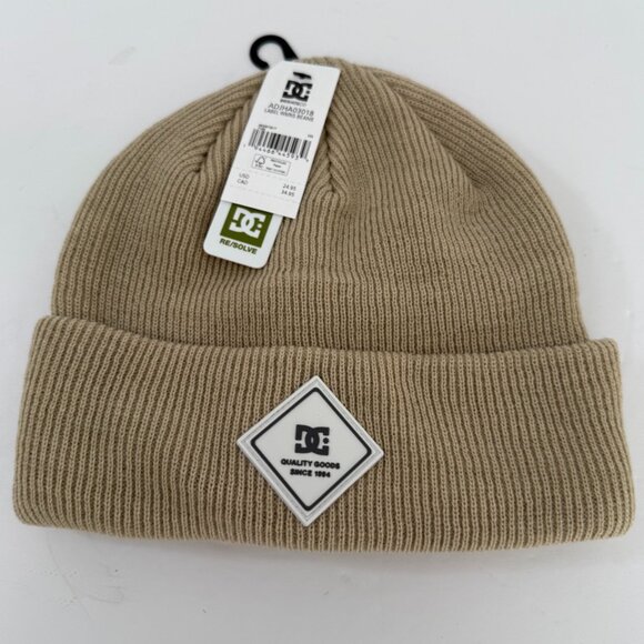 NWT DC Plaza Taupe Label Beanie - Picture 3 of 10